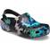 Crocs Classic Tie-Dye Graphic Clog - Multi Black/Black