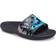 Crocs Classic Tie Dye Graphic Slide - Multi Black/Black