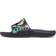 Crocs Classic Tie Dye Graphic Slide - Multi Black/Black