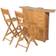 vidaXL 43805 Conjunto de Bar Exterior, 1 Mesa incl. 2 Sillas