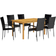 vidaXL 3067788 Patio Dining Set, 1 Table incl. 6 Chairs