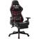 Be Basic Gaming Chair with Footrest Black and Burgundy Artificial Leather