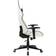 vidaXL Silla De Gaming Cuero Sintético Blanco Y Negro 16,2kg