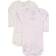 Petit Bateau Baby Bodies 2-pack LS - White/Light Pink Stripes (A00AS-00)