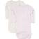 Petit Bateau Baby Bodies 2-pack LS - White/Light Pink Stripes (A00AS-00)