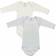 Petit Bateau Baby Bodies 2-pack LS - White/Blue Stripe (A00AR-00)