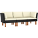 vidaXL 3059729 Lounge-Set, Tisch einschl. 3 Sofas
