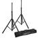 Ibiza SS01B Speaker Stands 30 kg 1.80m