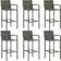 vidaXL 3064815 Bargruppe, 1 Tisch einschl. 6 Stühle