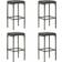 vidaXL 3064782 Set da Bar all'Aperto, 1 Tavolo incluso 4 Sedie
