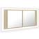 vidaXL Armario De Baño Con Luz Led 100 x 12 x 45 cm