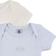 Petit Bateau Bodies 2 Pack - White/Blue Stripe