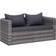 vidaXL 44162 Corner 2-pack Modulsoffa
