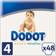 Dodot Sensitive Engångsblöjor Storlek 4, 9-14kg, 48uds