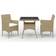 vidaXL 3058310 Ensemble repas de patio, 1 Table incluse 2 Chaises