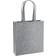 BagBase Felt Tote Bag - Grey Melange