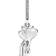 Pandora Happy Bday Balloon Dangle Charm - Silver/Multicolour/Transparent