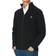 Lyle & Scott Knitted Rib Zip Through Cardigan - Jet Black