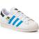 Adidas Junior Superstar Star - Cloud White/Scarlet/Chalk White