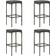 vidaXL 3064821 Bargrupp, 1 Bord inkl. 4 Stolar