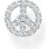 Thomas Sabo Individual Peace Pin Earring - Silver/Transparent