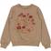 Wheat Flower Circle Embroidery - Khaki Melange