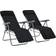 vidaXL 44321 2-pack Havestol, Positionsstol