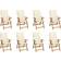 vidaXL 3075056 8-pack Havestol