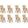 vidaXL 3075056 8-pack Havestol