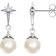 Thomas Sabo Star Earrings - Silver/Pearl/Transparent