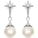 Thomas Sabo Star Earrings - Silver/Pearl/Transparent