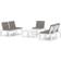 vidaXL 3059835 Loungeset, 1 Bord inkl. 1 Stolar & 2 Soffor
