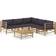 vidaXL 3058214 Loungesæt, 1 borde inkl. 5 sofaer