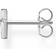 Thomas Sabo Clou d'oreille unique éclairs argent bianco H2217-051-14 argenté/blanc