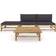 vidaXL 3058244 Lounge-Set, 1 Tisch einschl. 2 Sofas