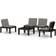 vidaXL 3059830 Loungesæt, 1 borde inkl. 2 stole & 1 sofaer