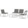 vidaXL 3059830 Loungesæt, 1 borde inkl. 2 stole & 1 sofaer