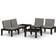 vidaXL 3059832 Loungesæt, 2 borde inkl. 2 sofaer