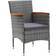 vidaXL 310567 4-pack - Grey Havestol