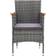 vidaXL 310567 4-pack - Grey Havestol