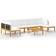 vidaXL 3057906 Loungesæt, 1 borde inkl. 6 sofaer