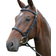 Hy Equestrian Padded Cavesson Bridle with Rubber Grip Reins