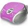 Lenco SCD-24 Portable CD Player Purple Silver 1 Deck