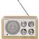 Denver TR-61WHITE Tragbares Radio Retro-Look DV-10405