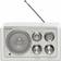 Denver TR-61WHITE Tragbares Radio Retro-Look DV-10405