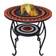 vidaXL Fire Pit with Mosaic Table