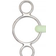 Shires Equikind Peanut Two Ring Gag