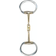 Shires Brass Lozenge Horse Eggbutt Snaffle