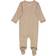 Wheat Wool Footed Jumpsuit - Khaki Melange (9305E-775-3204)