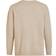 Vila Ril Oversize V-Neck Knitted Pullover - Beige/Natural Melange